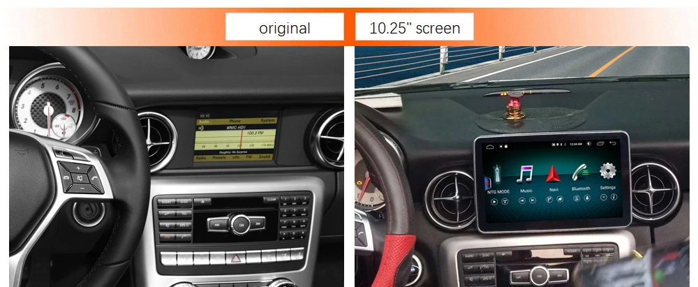 8-Core, 4 Гб+ 64G Мобильный DVR Android 8,4 дюймов Дисплей для Mercedes Benz SLK 2009- команда Системы обновления Экран