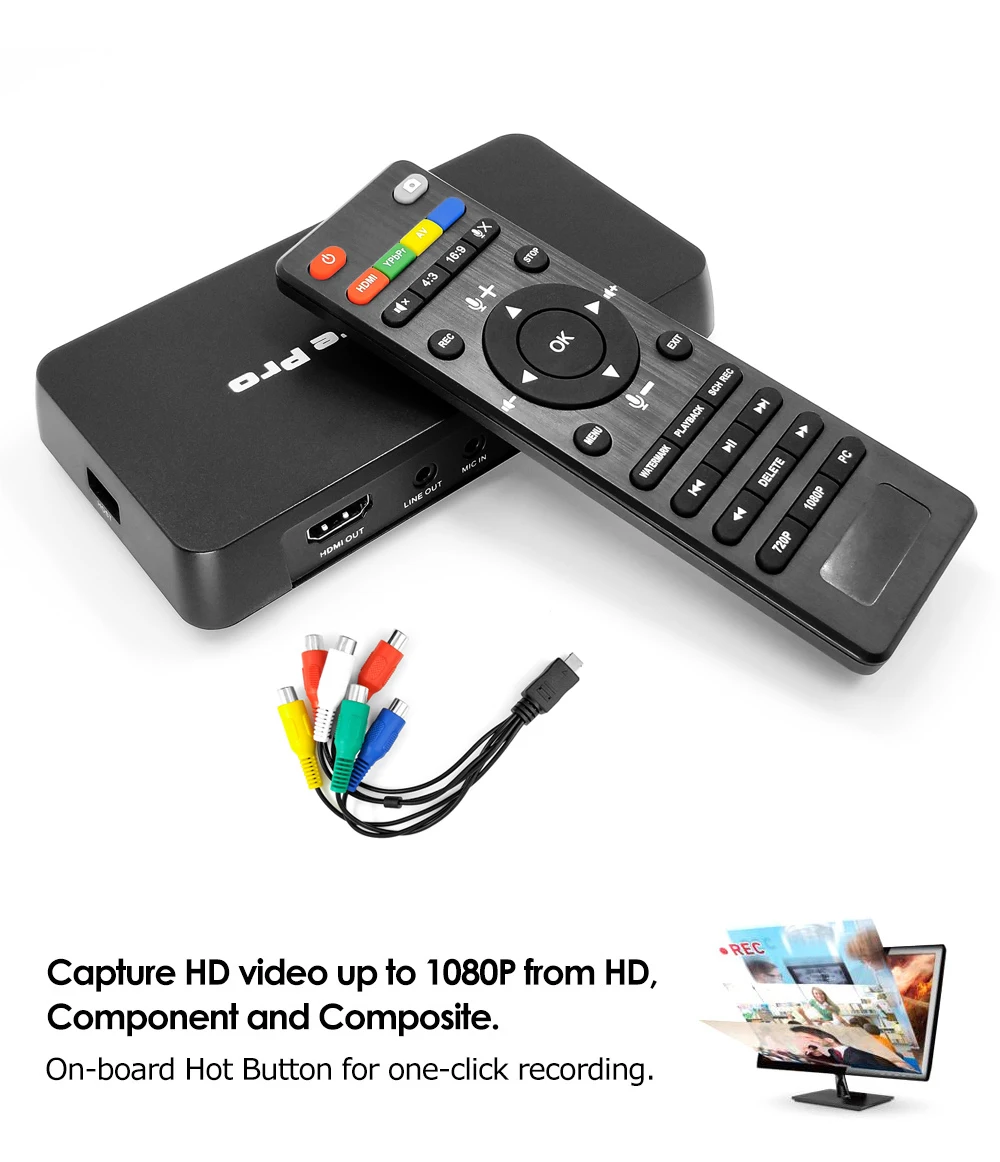 Карты видеозахвата игр Ezcap295 1080P HD USB 2 0 для Xbox 360 One PS4 | Компьютеры и офис