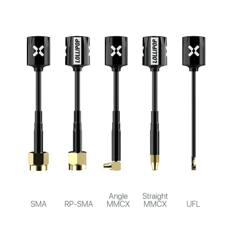 2 шт. Foxeer Micro Lollipop 5 8G 2.5DBi с высоким коэффициентом усиления Omni антенна RHCP FPV MMCX