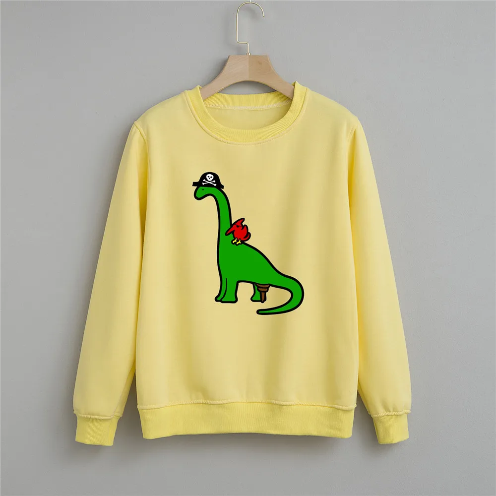 Cute Dinosaur Sweatshirt Best Friends Pullover Hoodies Crewneck Cotton Sweatshirts Long Sleeve Sweetshirt for Girls Tracksuit