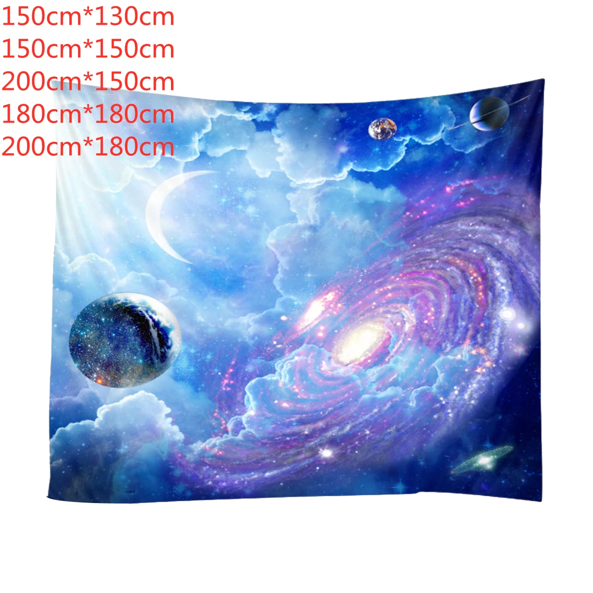 

Faroot Tapestry Starry Sky Background Moon Brushed Texture Wall Hanging Bedroom Decoration