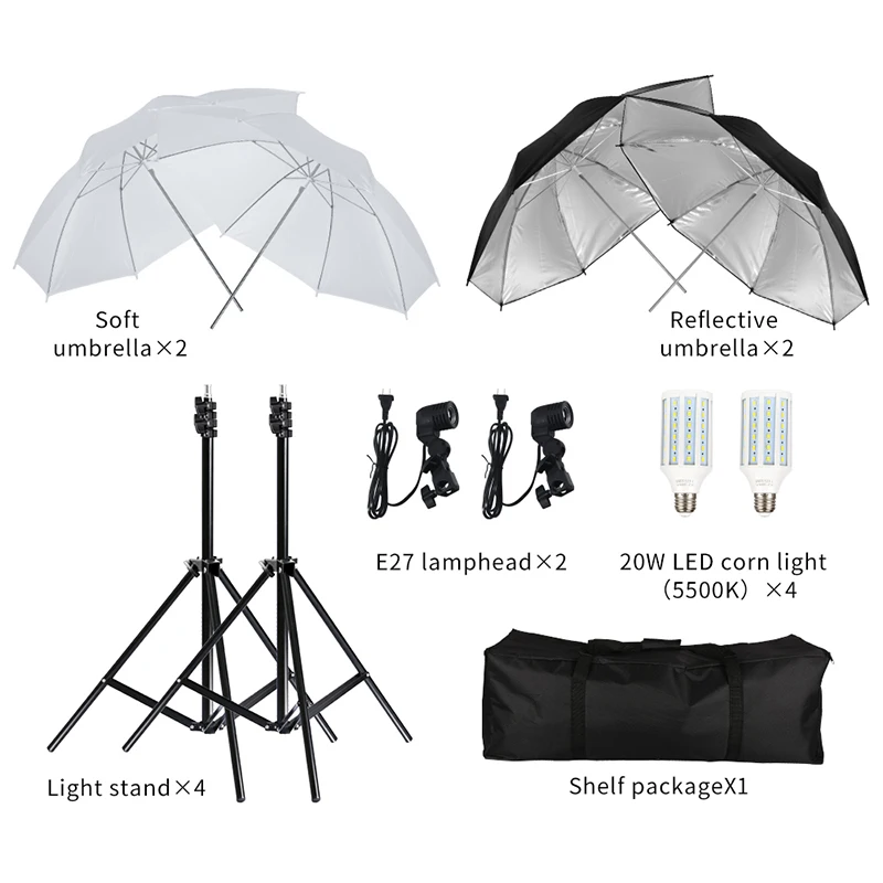 20W Светодиодный зонтичное освещение непрерывная съемка света