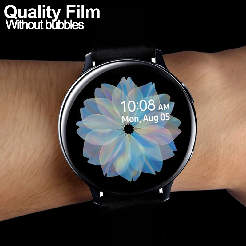 

3Pcs Curved Edge Screen protector For samsung Galaxy active 1 2 Soft Protective film For galaxy active 2 40mm 44mm (Not Glass)