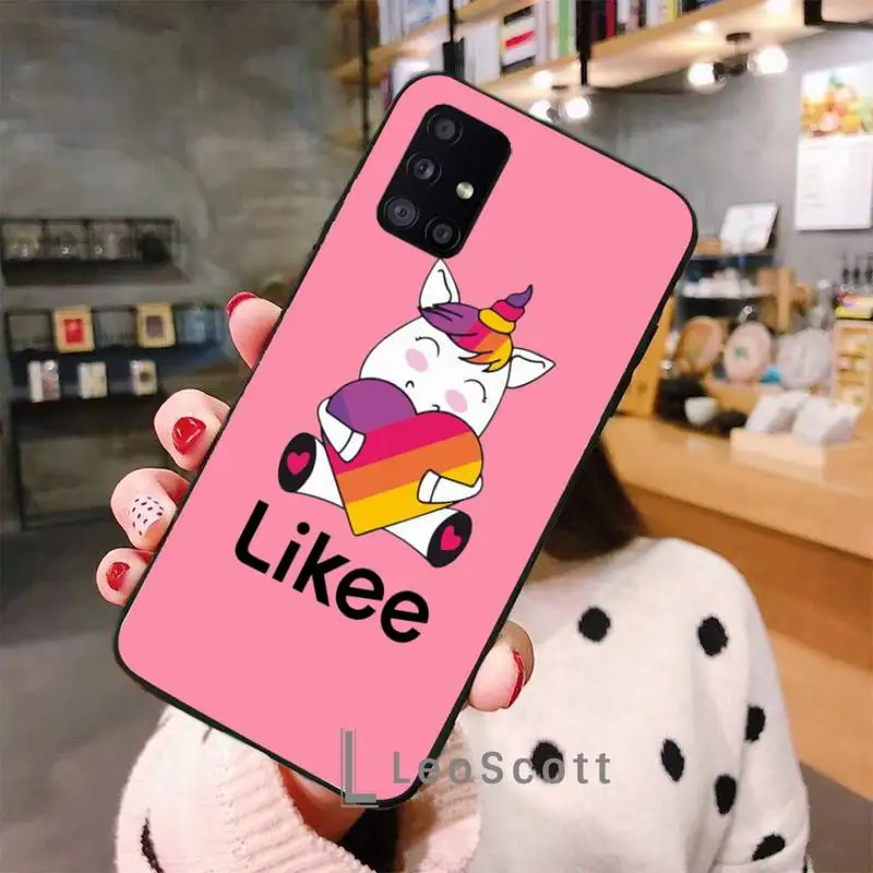 

Likee Funny cat bear love heart Phone Cases For Samsung S21 S30 Plus ultra 5G M11 A50 A51 A71 A20S