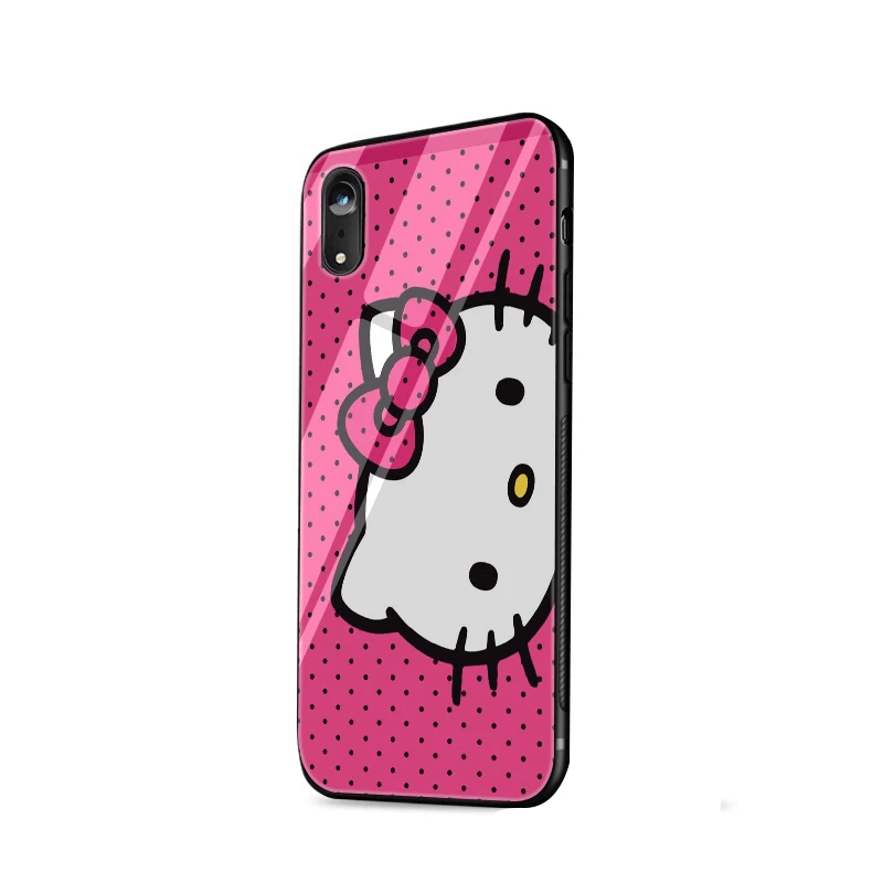 Стекло для мобильного телефона чехол iPhone 5 5S SE 6 6s 7 8 Plus XR X XS максимальный Naughty hello