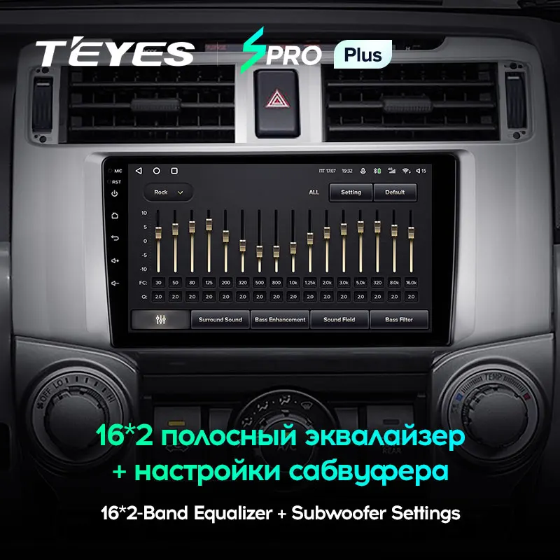 TEYES SPRO Plus Штатная магнитола For Тойота Фораннер N280 Toyota 4Runner 5 2009 - 2020 Android 10 до 8-ЯДЕР 4 +