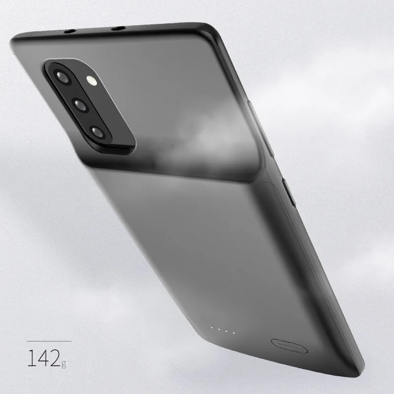 Тонкий чехол-Аккумулятор 6000 мАч для Samsung Galaxy Note 10 Plus 5200 мягкий чехол из ТПУ с