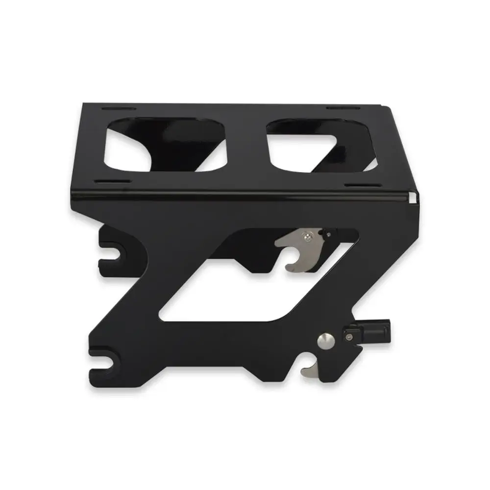 Съемный Черный багажный комплект для путешествий стойка багажа Harley Softail FLDE FLHC FLHCS