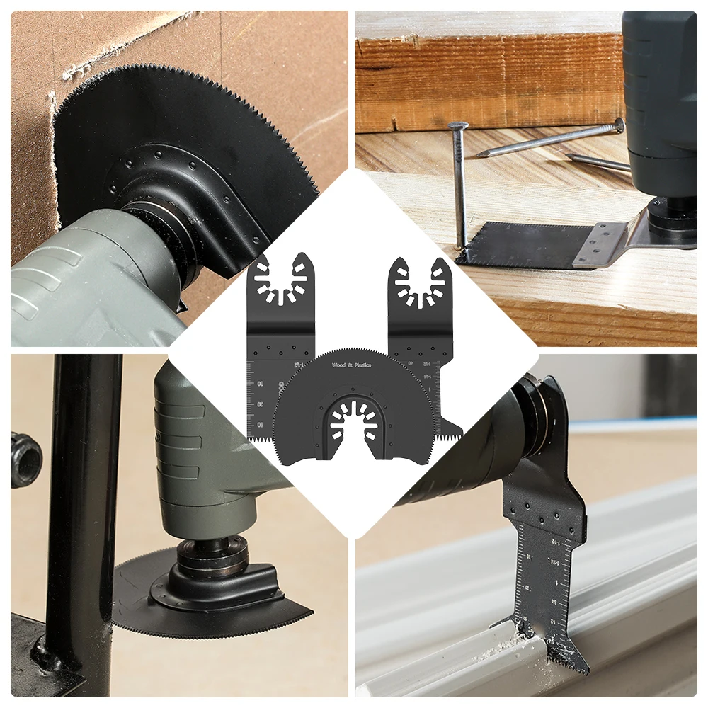 

23Pcs Saw Blades Dewalt Tools Set Makita Oscillating Multi Tool for Bosch Craftsman Fein Multimaster Multitool Wood Cutting Tool