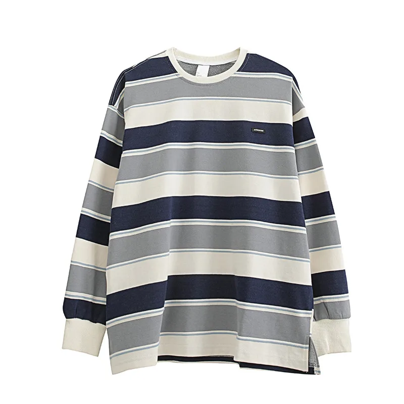 Autumn Winter Woman Hoodie Cotton Loose Solid Casual Long sleeve Striped tops female sweatshirts 2020 HOT femmes sweetshirts