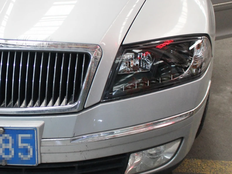 АКД Автомобиль Стайлинг фара для Skoda Octavia A5 фары 2007-2009 Octavia светодиодный DRL Hid Биксеноновые автомобильные аксессуары
