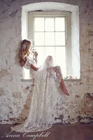 2018 vintage lace bridal gown cheap capped sleeves sweetheart appliques sweep train beach vestido de novia bridesmaid dresses