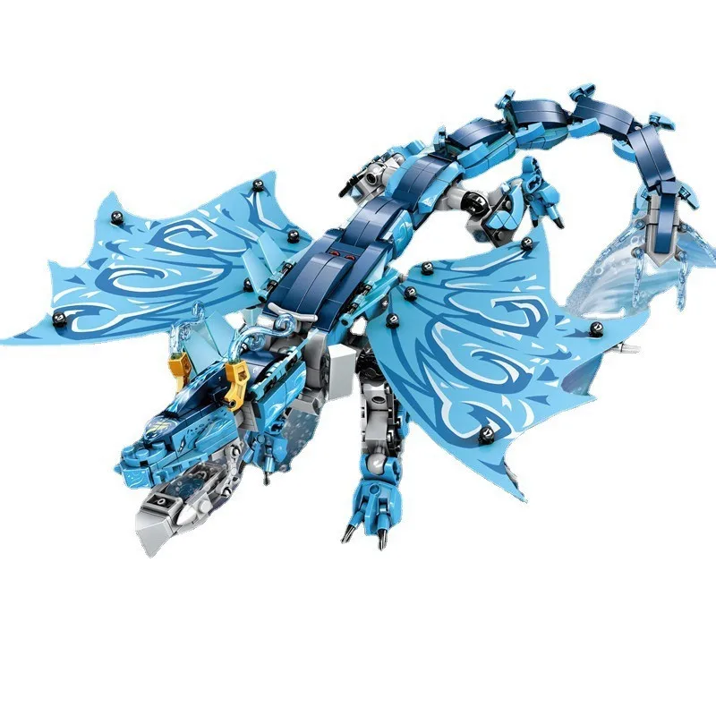 

Ninja Water Dragon NRG Nya Scuba Zane Figures MOC Battle Classic Movie Building Blocks Bricks Assemble Model Toys For Kids Gifts