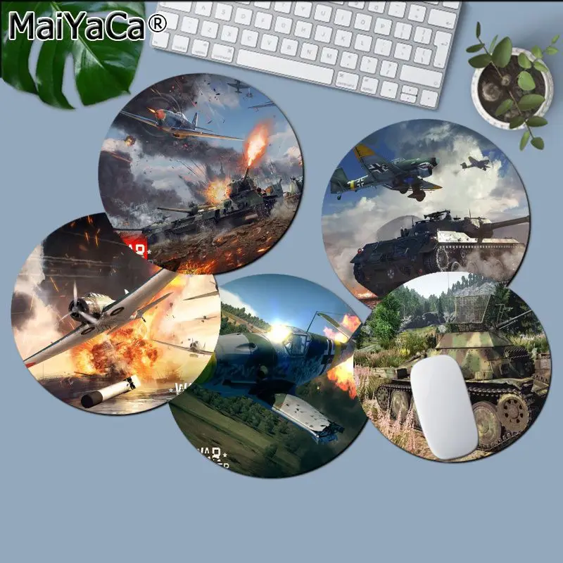 

Maiyaca Non Slip PC War Thunder Laptop Computer round desk pads Mousepad gaming Mousepad Rug For PC Laptop Notebook