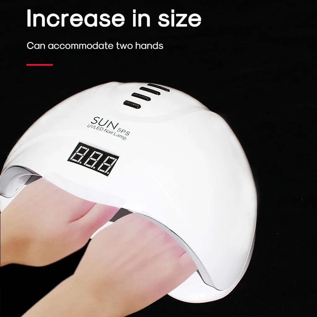 Лампа УФ/LED для сушки ногтей сушилка с ЖК-дисплеем гель-лака инструменты нейл-арта