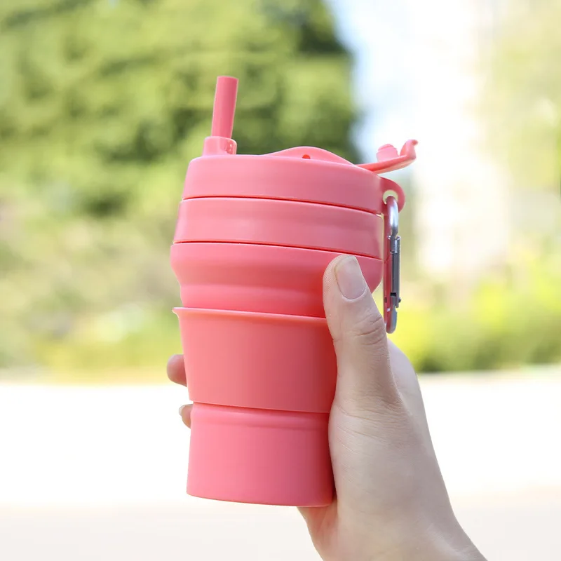

Silicone Folding Cup Home Business Travel Outdoor Travel Washing Cup Portable Retractable Coffee Cup
