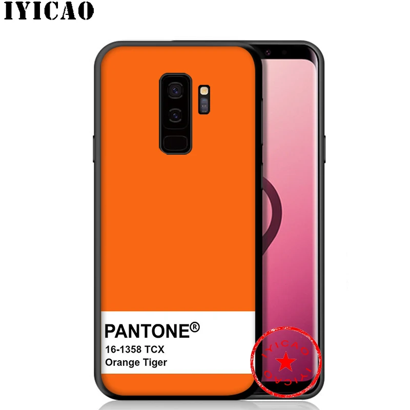 IYICAO Pantone милый художественный мягкий чехол для samsung Galaxy S10e S10 S9 S8 Plus S6 S7 Edge Note 10 9 8 TPU |