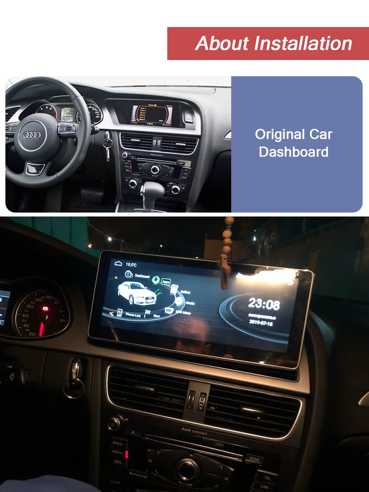Автотоп 10,2" ips автомобильный DVD gps плеер Android 8,1 для Audi A4 A5 S4 S5 2009- автомобильный Радио Мультимедиа gps навигация WiFi BT SWC