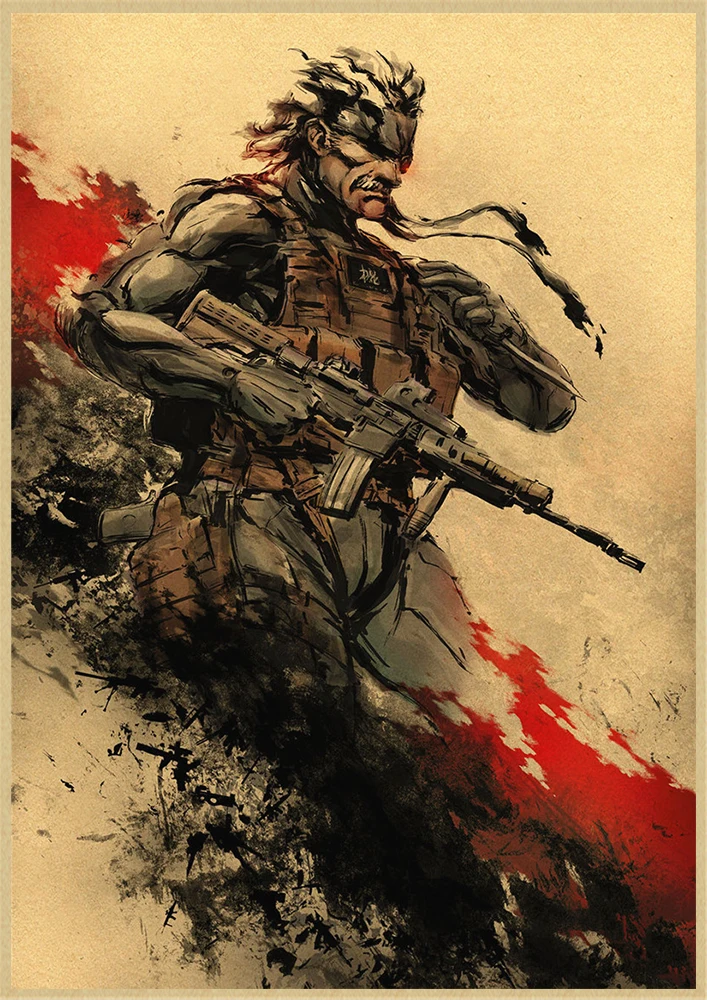 Металлическая шестерня твердый игровой постер художественная живопись