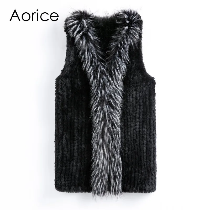Aorice FF905 новый вязаный для женщин обувь на платформе из искусственного кроличьего