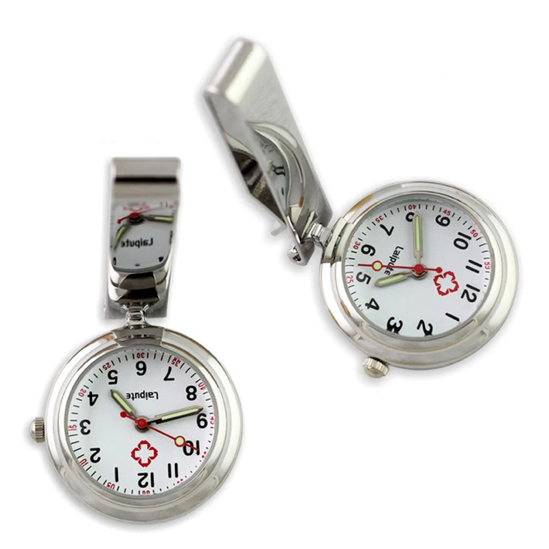 Часы карманные с зажимом для медсестры Классические водонепроницаемые