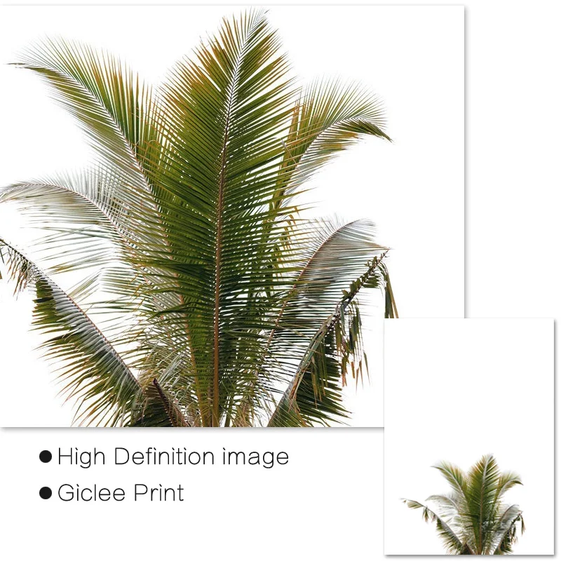 Пляжная настенная художественная галерея с принтом океана серфинга пальма