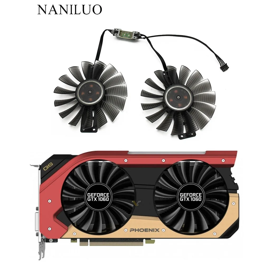

FD9015U12S 12V 0.55A 4Pin GeForce GTX 1060 Phoenix "GS" 88MM Fan For Gainward GeForce GTX1060 Graphics Cards as replacement Fan