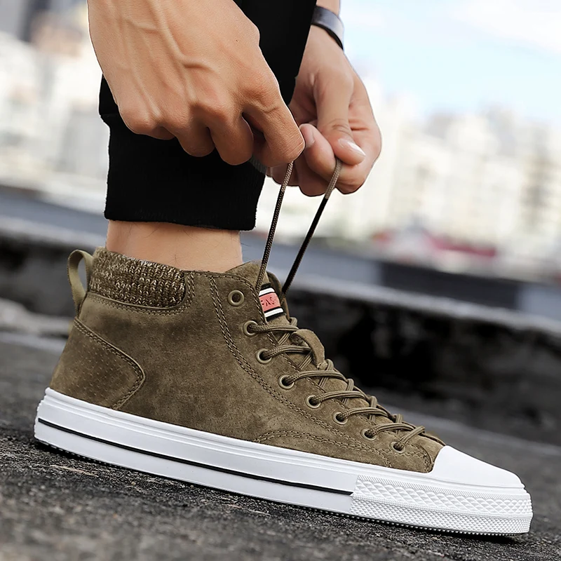 Повседневная обувь Мужская Спортивная повседневная мужская модная высокая