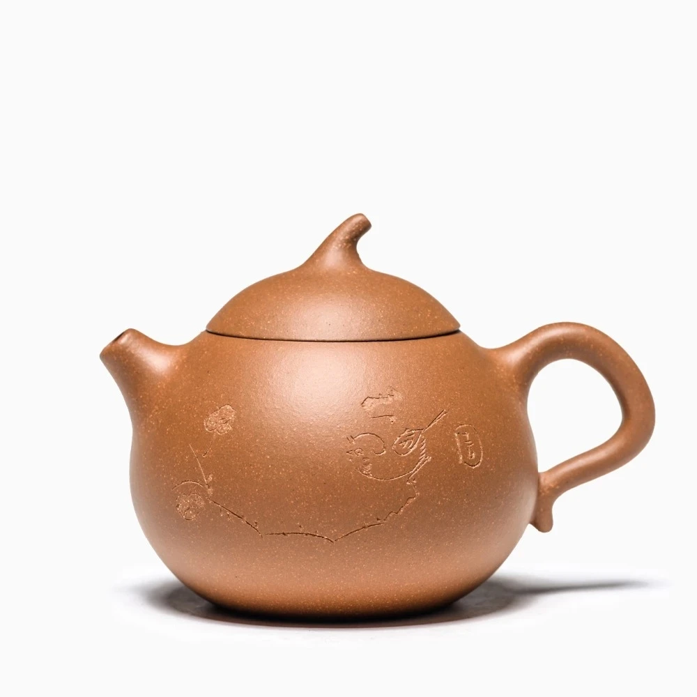 

220ml Yixing original Zisha teapot genuine master all handmade down slope clay tea pot tea gift Free shipping
