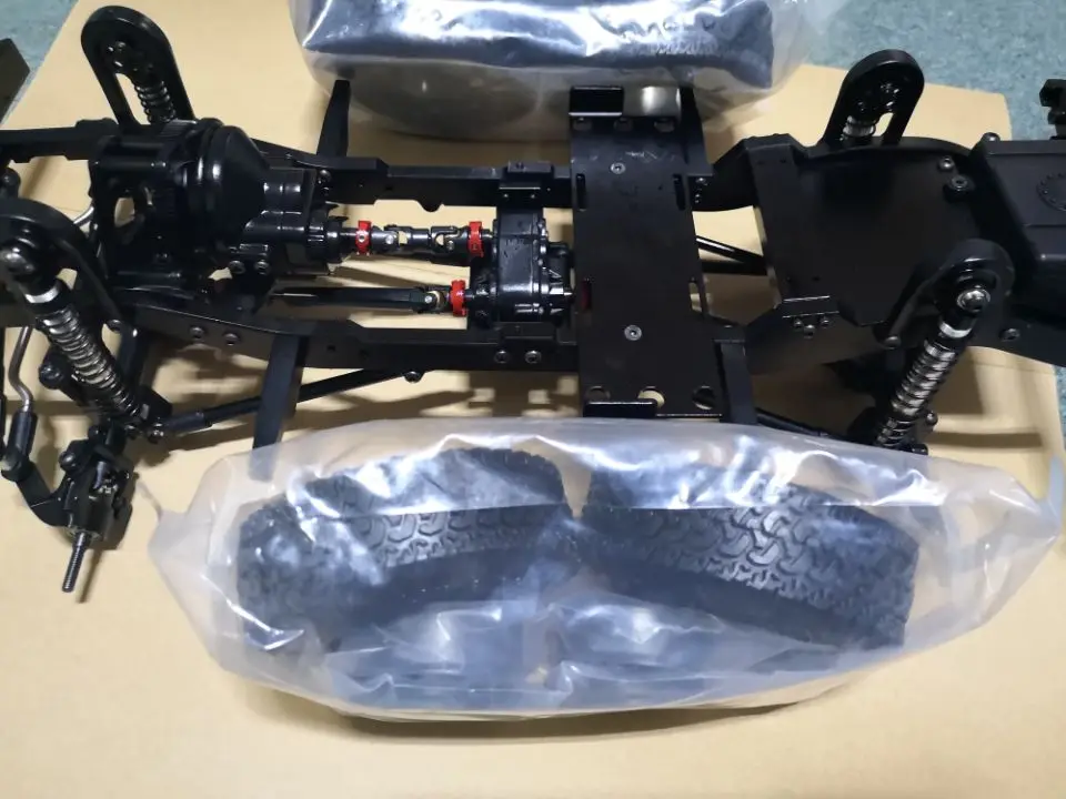 1:10 RC модель гусеничного D110 I металлический автомобиль для рамы корпуса комплект