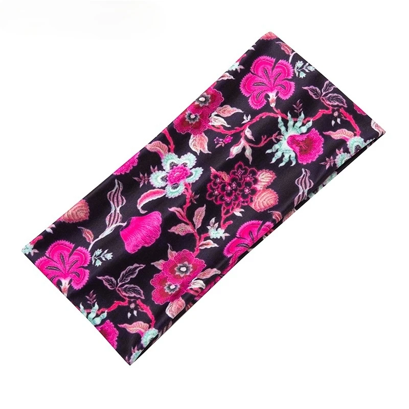 

Girl Hairband Elastic Hair Headband Accessories Headbands for Women Bandana Hair Ties Printing Headband Wide-brimmed Flowers