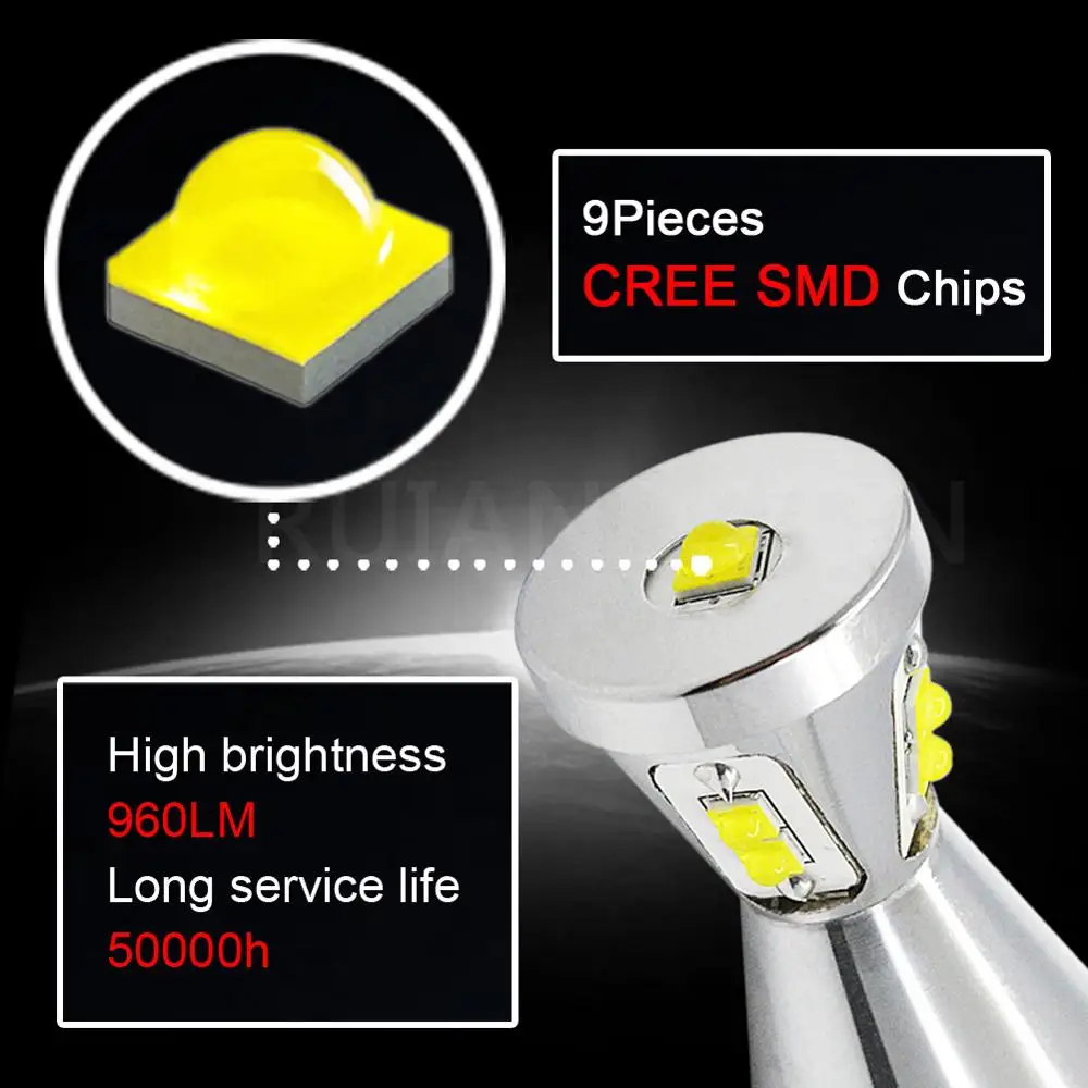 2 предмета в комплекте 48 Вт H15 высокое для ближнего и дальнего света светодиодный