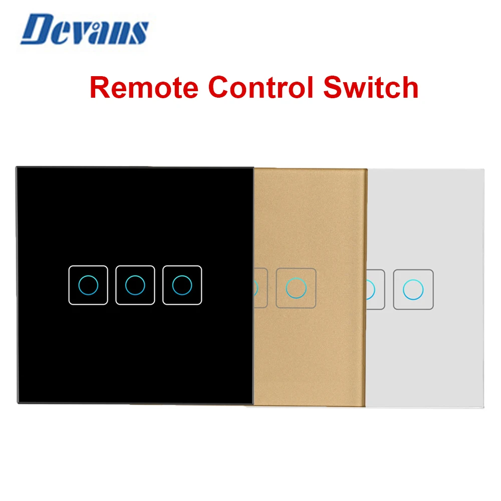 2020 Новый выключатель дистанционного управления по стандарту ЕС 220 В 1/2/3 кнопочный