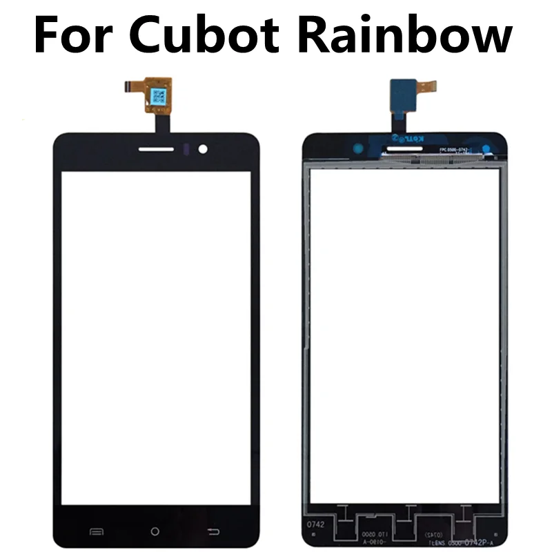 Панель сенсорная для Cubot Rainbow 5 0 дюйма сенсорный экран с дигитайзером переднее