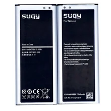 Rechargeable Phone Battery for Samsung Galaxy Note 4 NOTE4 SM-N910G N910V N910X N910P N910C N910K N910FQ Battery EB-BN910BBE