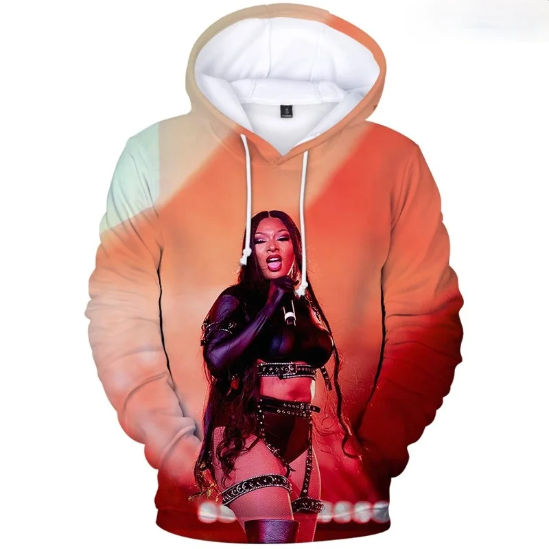 

Толстовка женская оверсайз с капюшоном и длинным рукавом