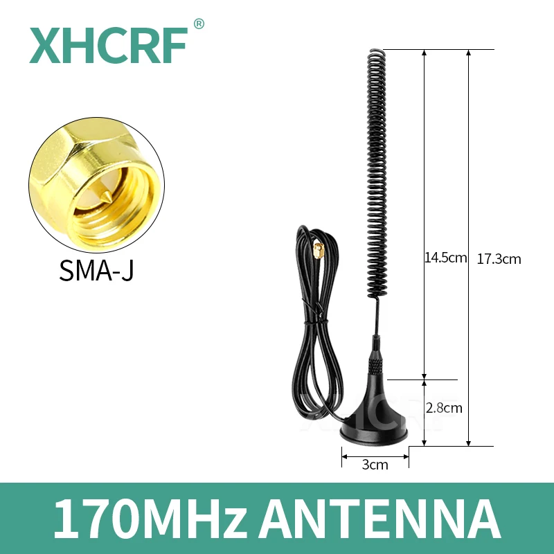 Всенаправленная магнитная антенна 169 МГц штекер SMA для беспроводного модуля DTU