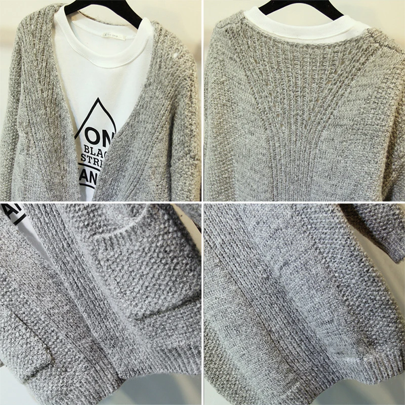 Women Winter Sweater 2019 Knitted Long Cardigan With Sleeve Female Open Front Autumn Jumper Jacket |