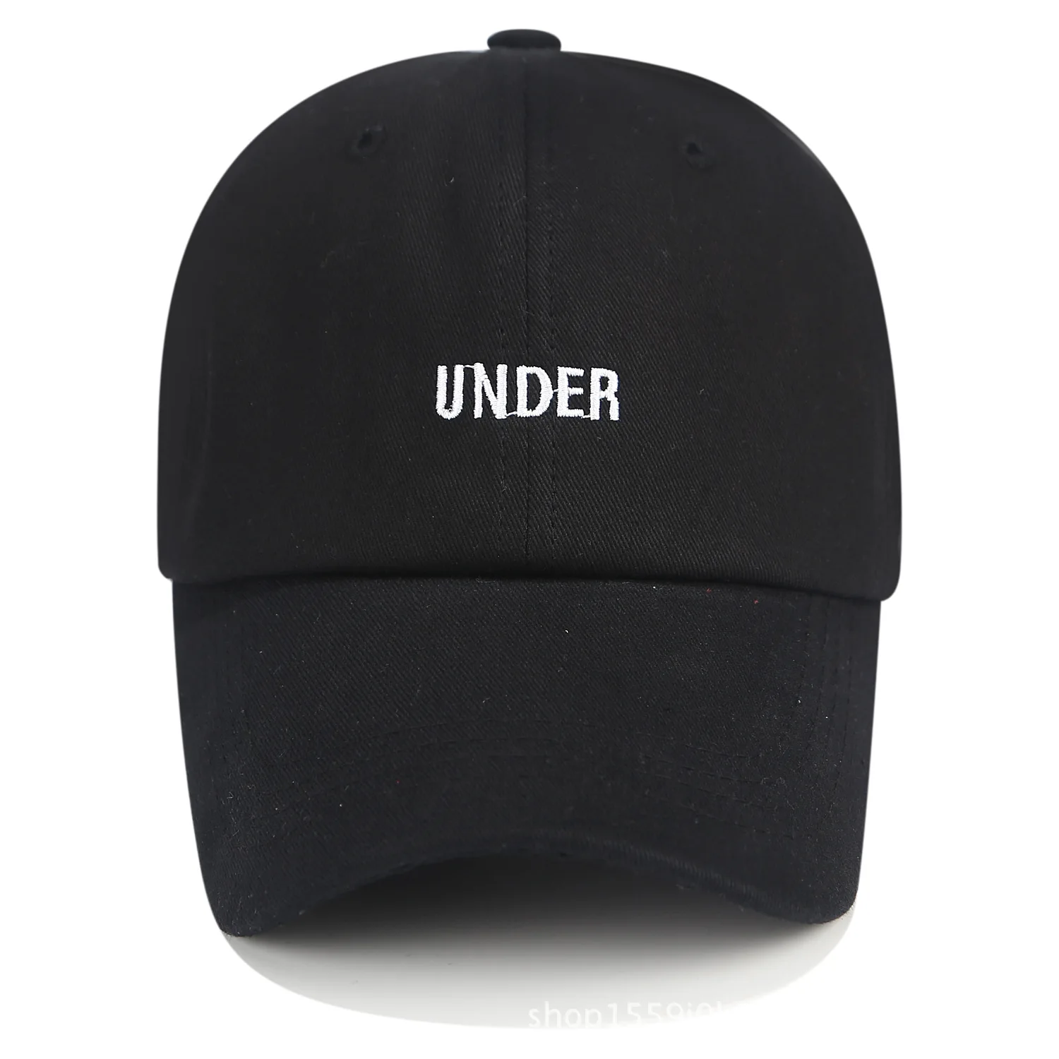 Curved Eaves Baseball Cap Under Embroidery Pattern Hip Hop Wild Caps Solid Color Men Outdoor Casual Spring Autumn Hat