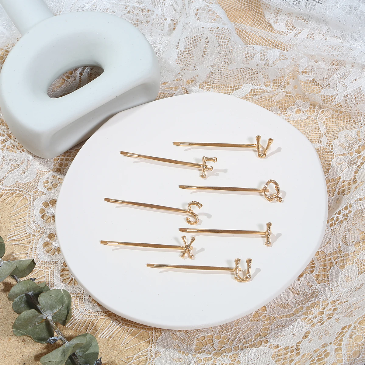 Заколка для волос с 26 буквами 1 шт. заколка пряжка золотые металлические заколки