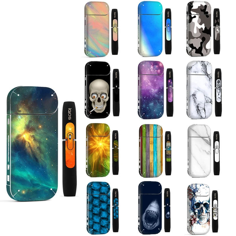 Чехол для электронных сигарет с изображением Галактики кожи IQOS наклейки 2 4 плюс