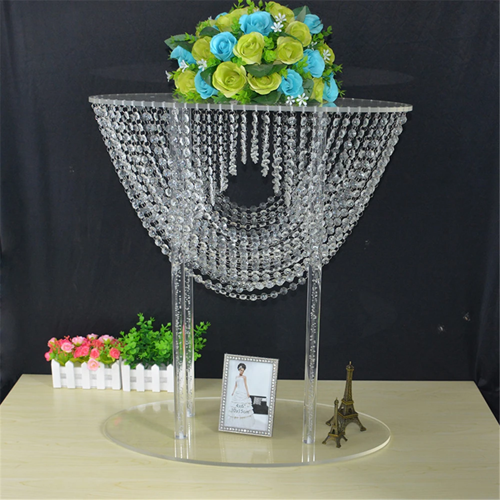 

68CM Tall Acrylic Road Lead Crystal Wedding Centerpiece Event Party Decoration 6pcs/lot