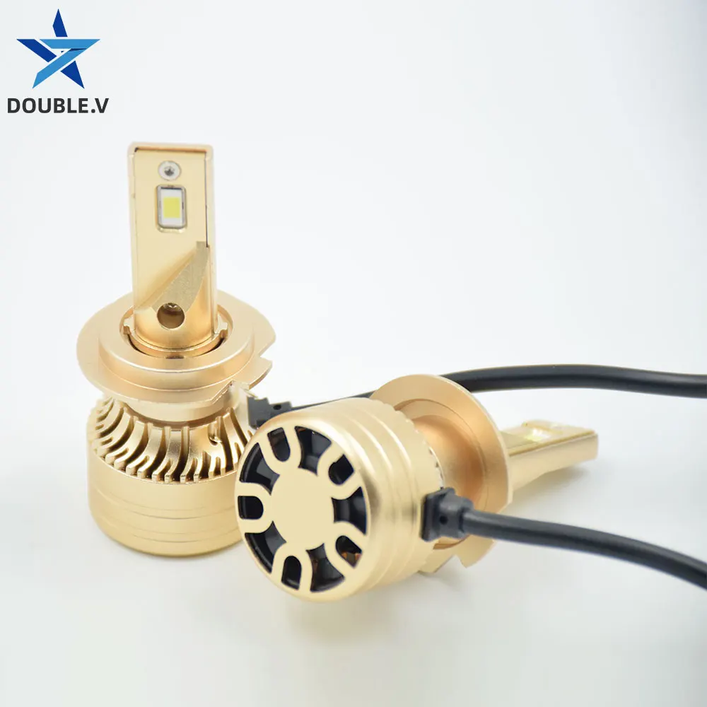 DOUBL E.V 2 шт. H1 H3 H4 H7 H15 светодиодная Автомобильная фара 12 В 24 в 6000 К точечная лампа H8 H9