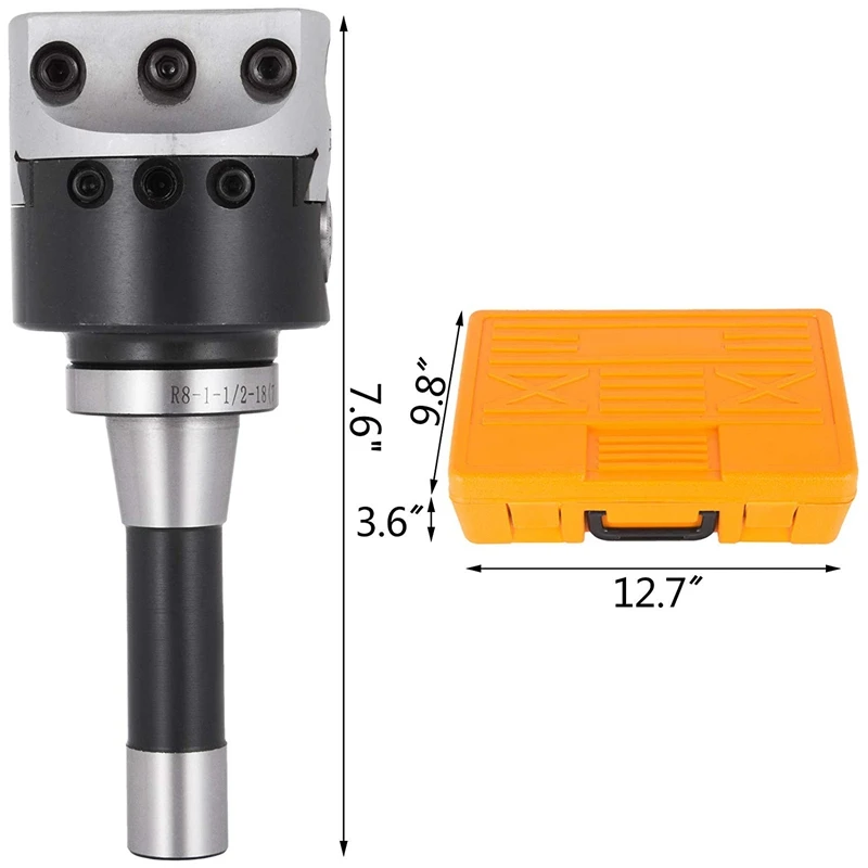 Расточная головка 5 08 см/7 62 см R8 набор расточных головок коническая Цанга патрон