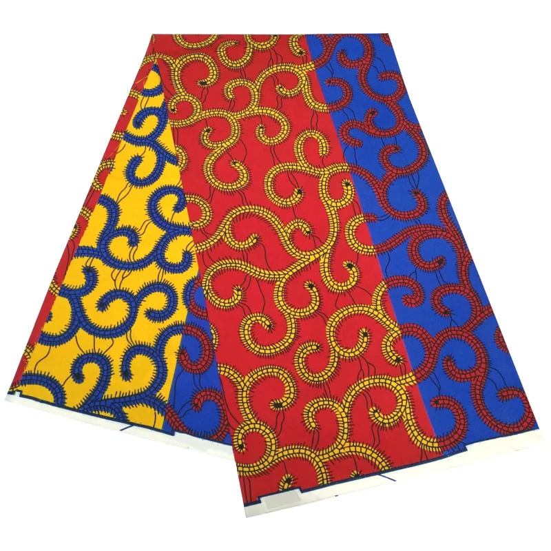 100% полиэстер воск новинка 2019 африканская вощеная ткань принтом Нигерия Анкара с