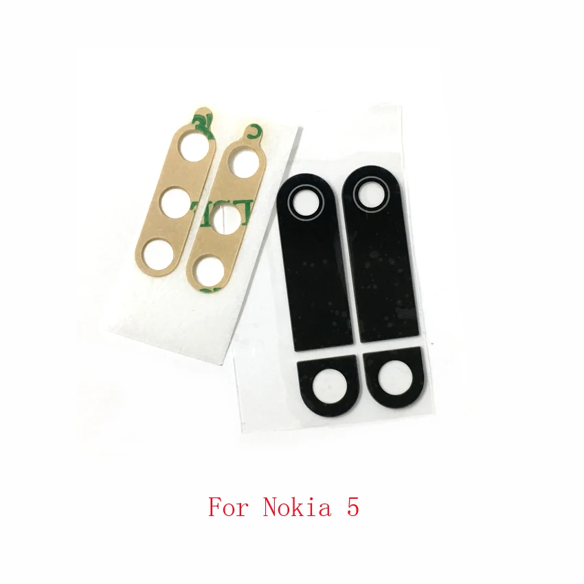 Стеклянная задняя камера для Nokia 5 6 8 2 шт. чехол задней камеры сменные детали с