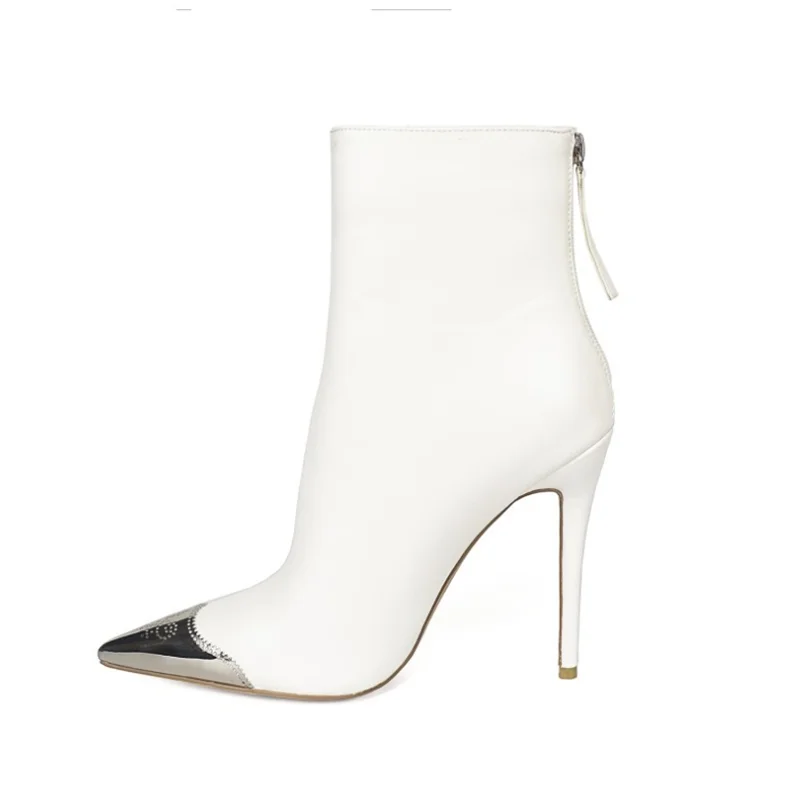 

BBZAI New pattern Women's boots female superstar Ankle boots winter boots Women's Boots model ladies shoes 12CM Pumps 4-11 12