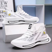 2020 men shoes spring summer running mesh shoes for men lace up flats mens sneakers walking air cushion shoes big size44