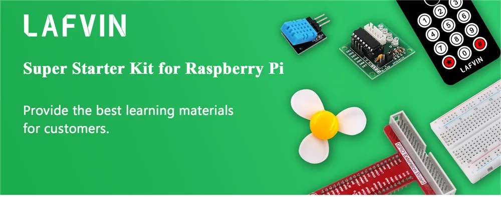 LAFVIN супер стартовый набор для Raspberry Pi, модель 3B+ 3B 3A+ 2B 1B+ 1A+ Zero W+ Diy Kit