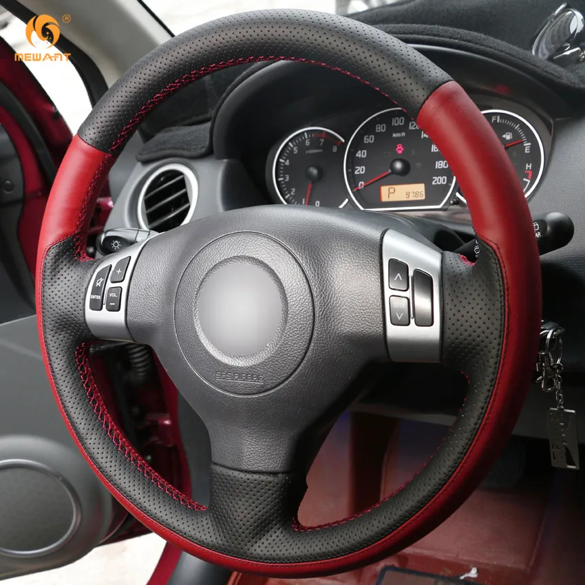 MEWANT черно красная кожа фотоаксессуары для Suzuki SX4 Alto Old Swift запчасти интерьера|car